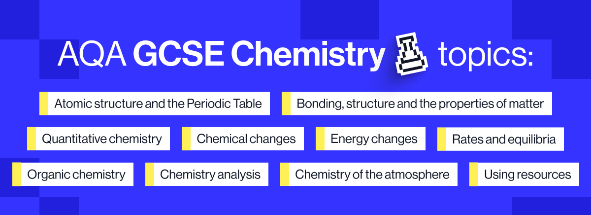 AQA GCSE Chemistry topics