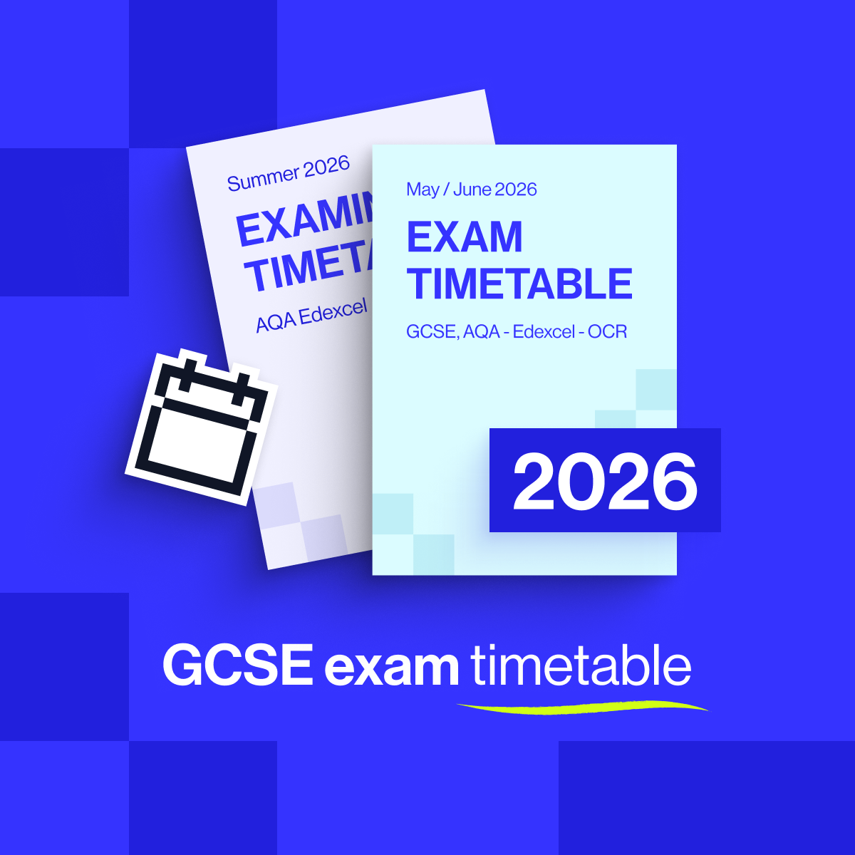 2026 GCSE exam timetables