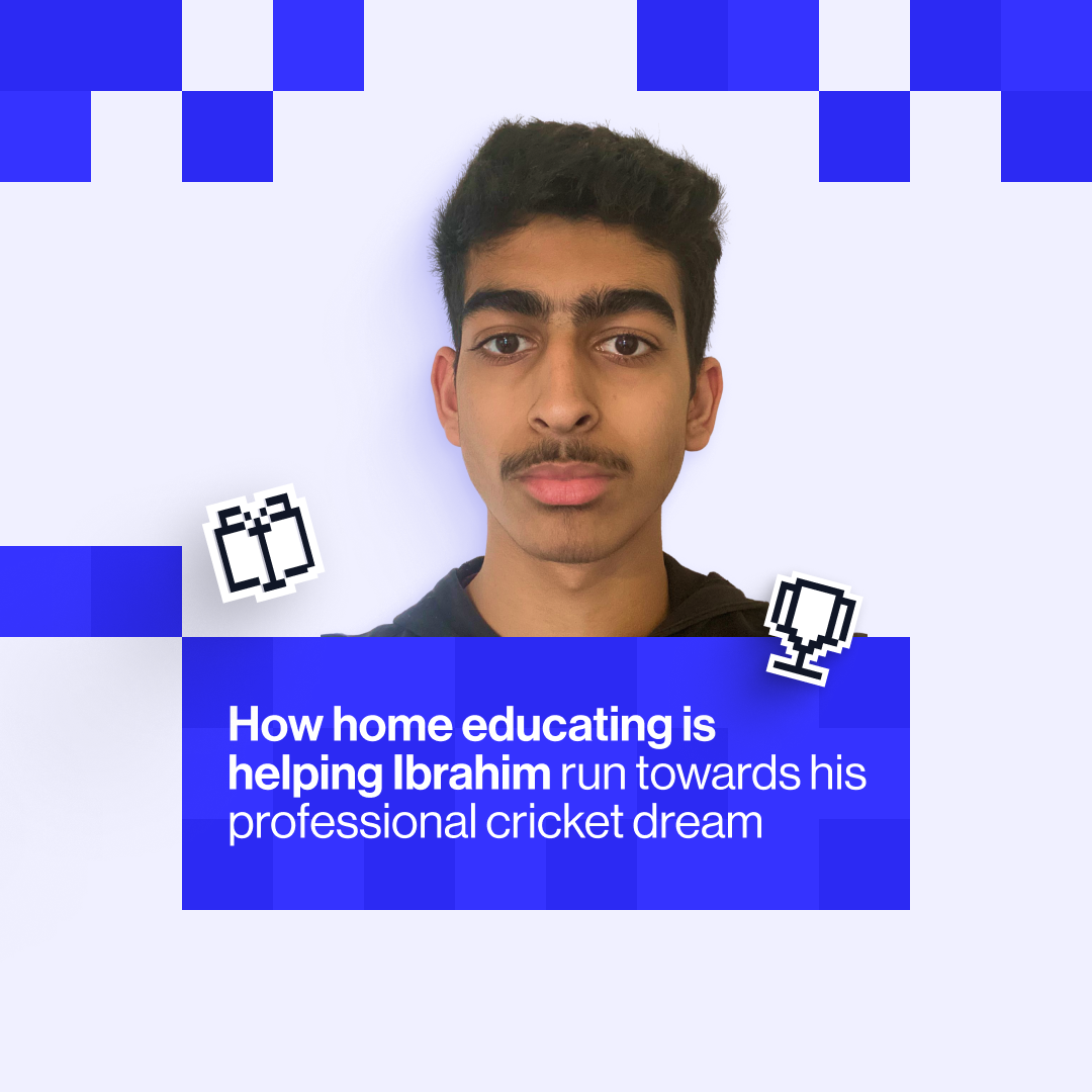 How home educating is helping Ibrahim run towards his professional cricket dream