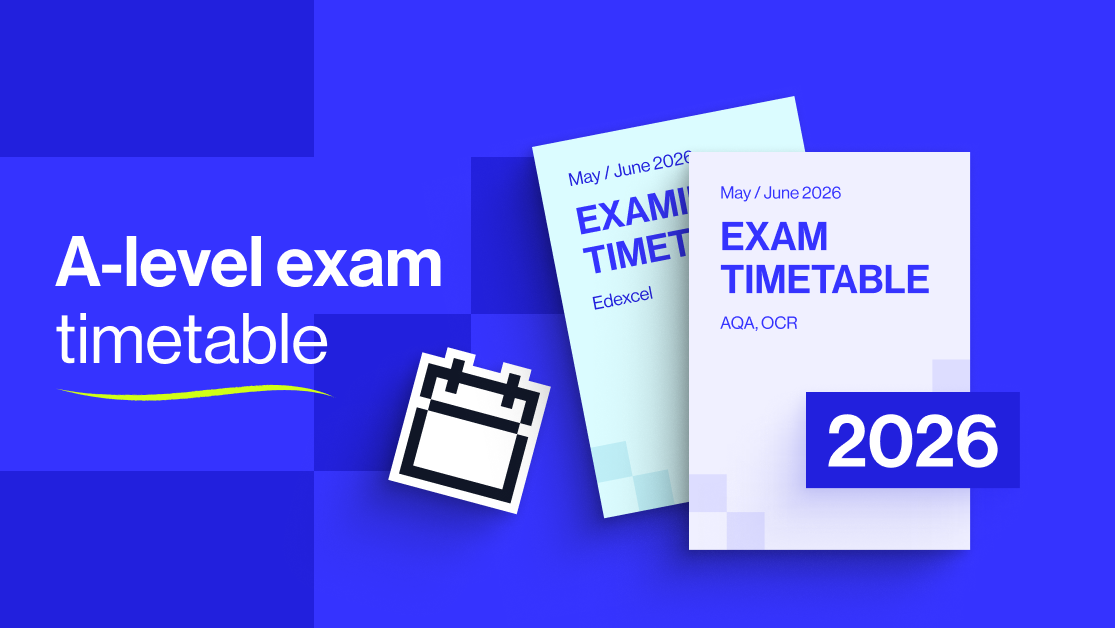 A-level exam timetable 2026