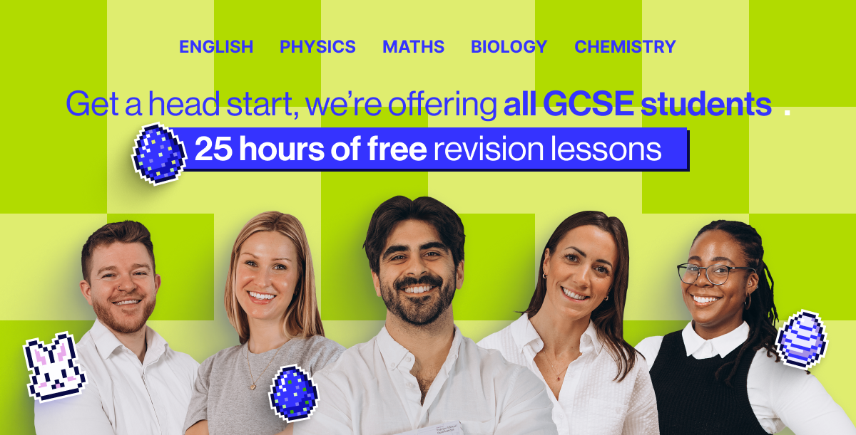 25 hours free GCSE revision this Easter