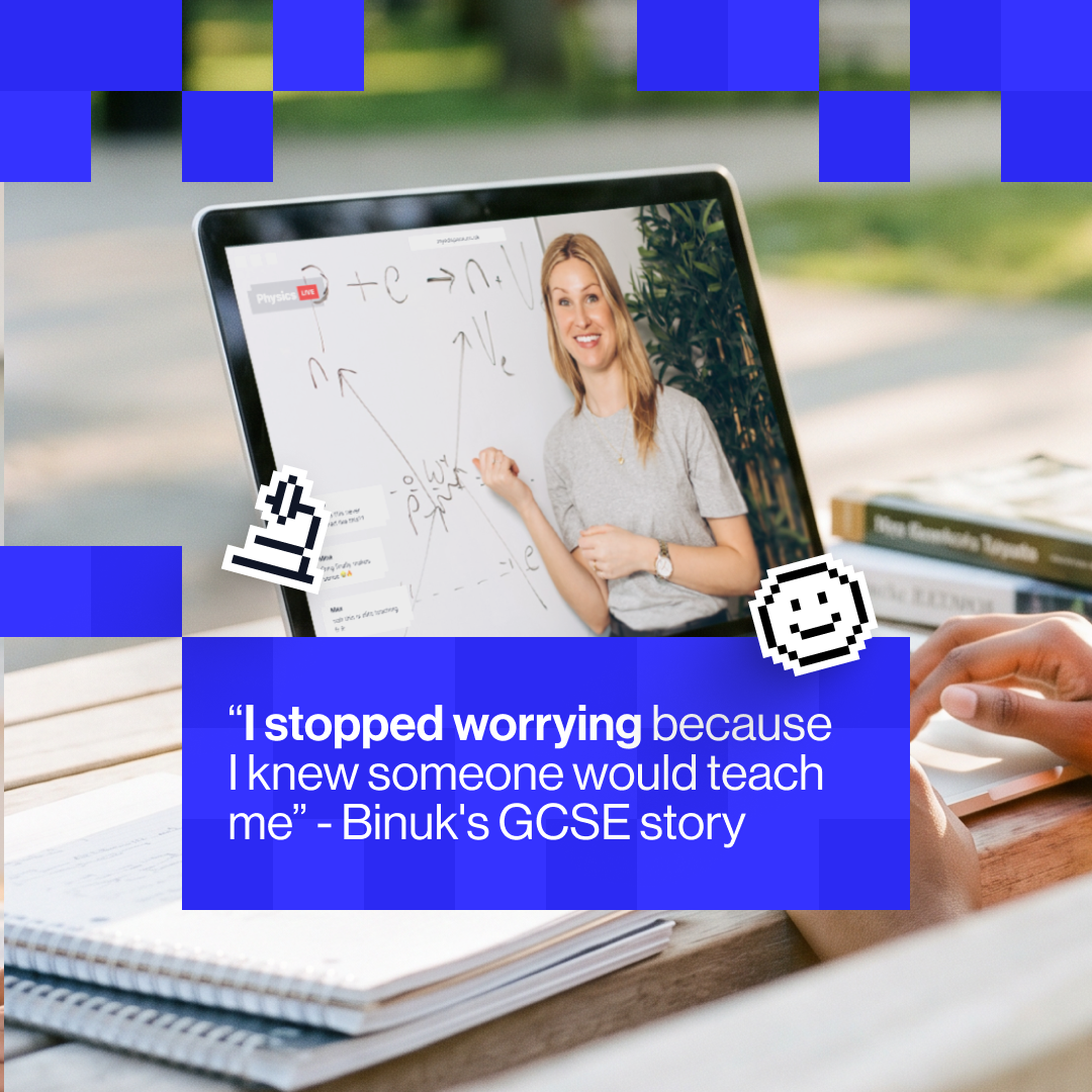 "I stopped worrying because I knew someone would teach me" - Binuk's GCSE story  