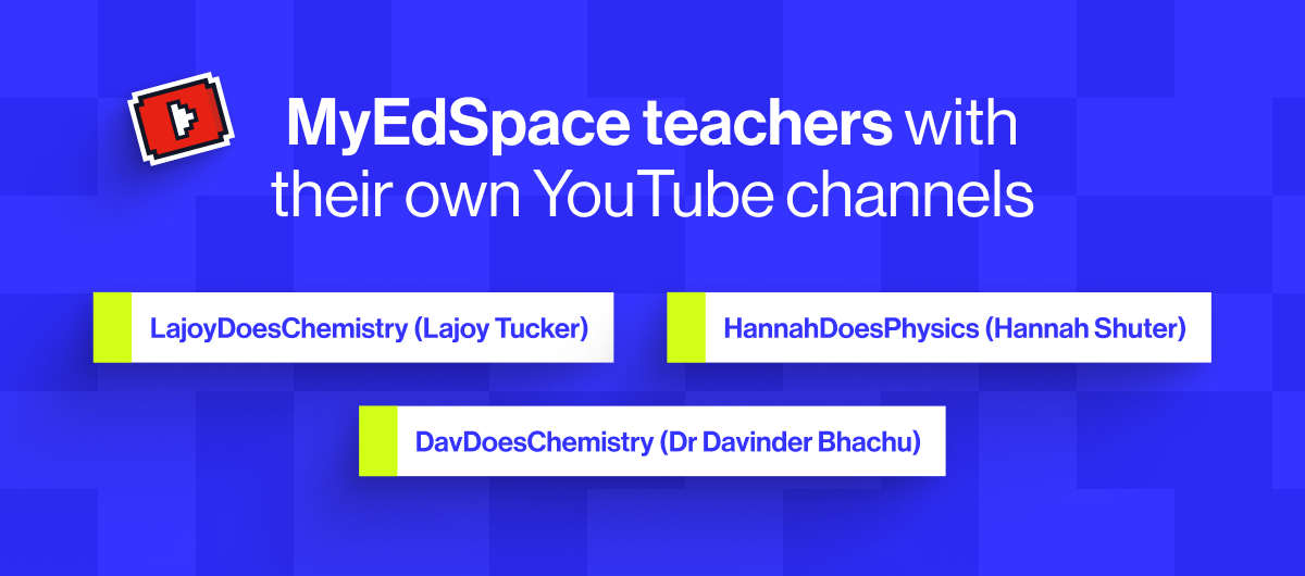 Myedspace science teachers on youtube