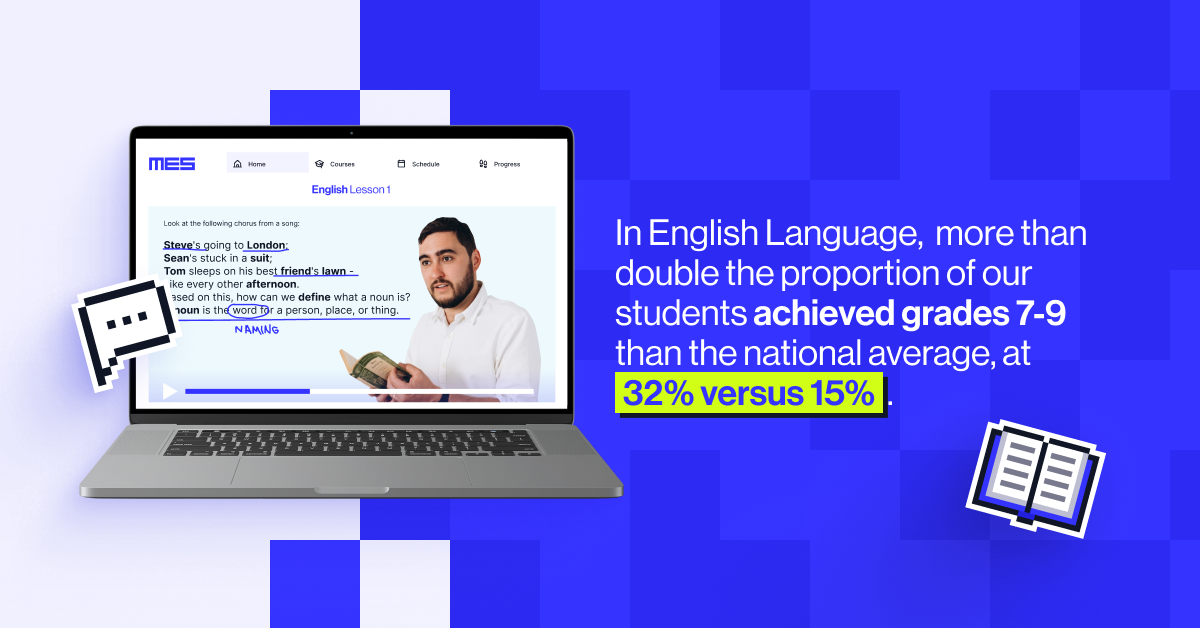In English Language, our students went one better, achieving more than double the number of grade 9s compared with the national average (5% v 2%). Also, more than double the proportion of our students achieved grades 7-9 than the national average, at 32% versus 15%