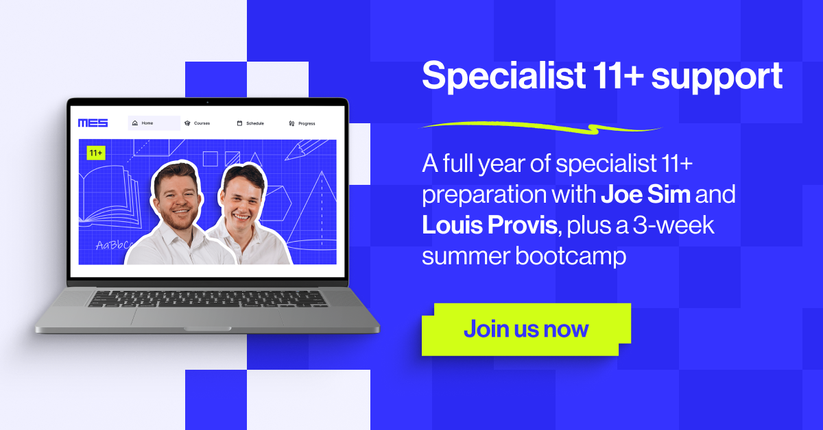 Consider expert 11+ support