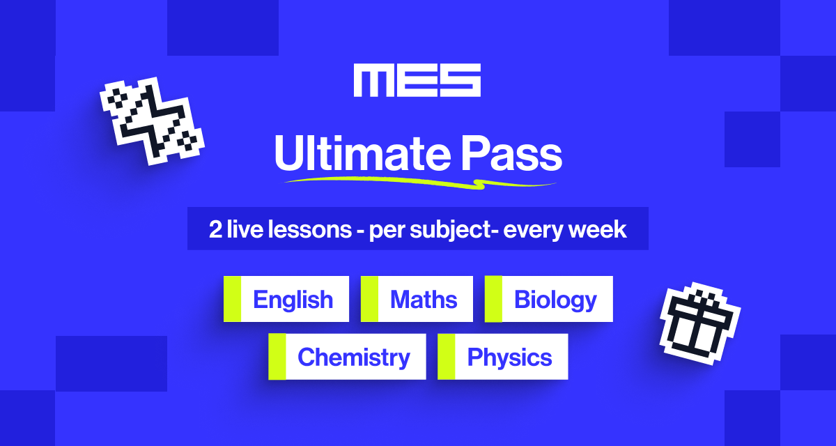 Ultimate Pass - two live lessons, per subject, per week in English, Maths and the Sciences