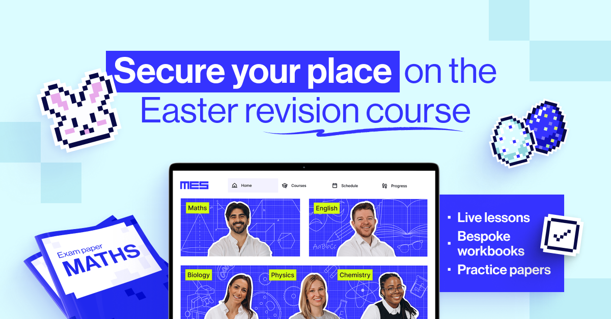 Secure your place on the GCSE Easter revision course