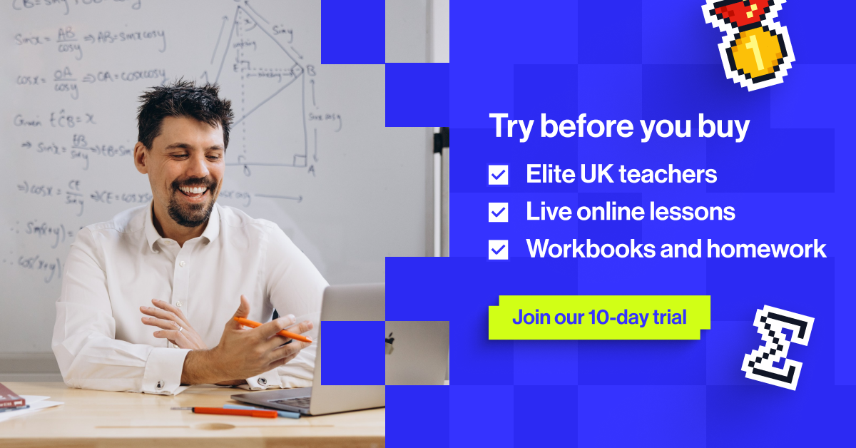 Try online tutoring for 10-days for just &pound;10
