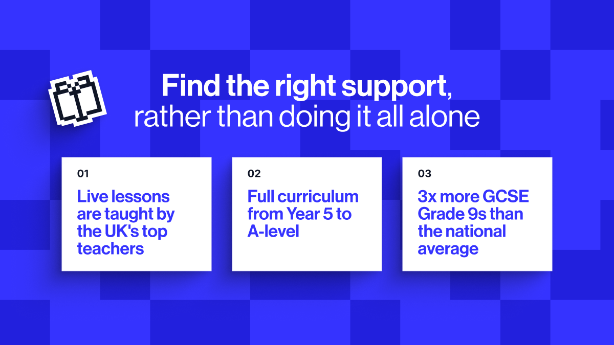 Find the right homeschooling support, rather than doing it all alone