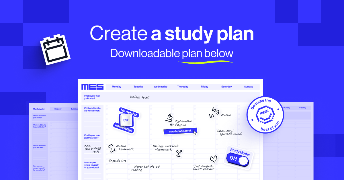 Create a GCSE study plan