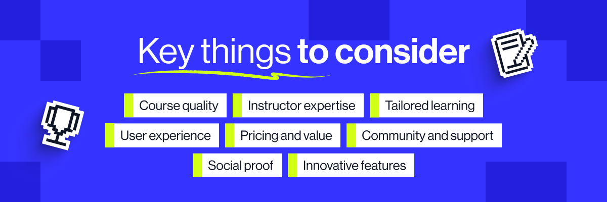 Key things to consider when choosing an online learning platform