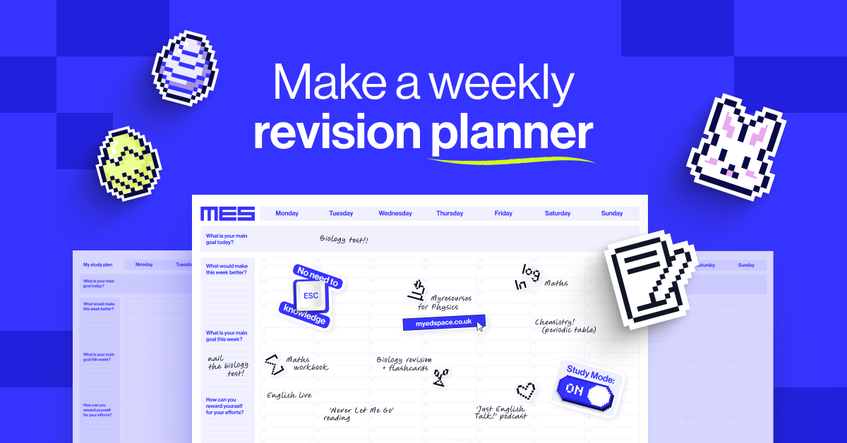 Make a weekly revision plan