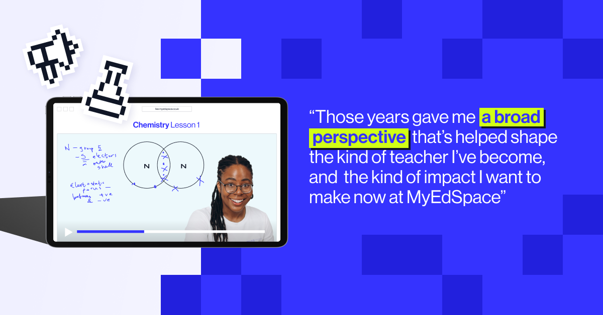 "Those years gave me a broad perspective that&rsquo;s helped shape the kind of teacher I&rsquo;ve become, and the kind of impact I want to make now at MyEdSpace&rdquo; - Lajoy Tucker