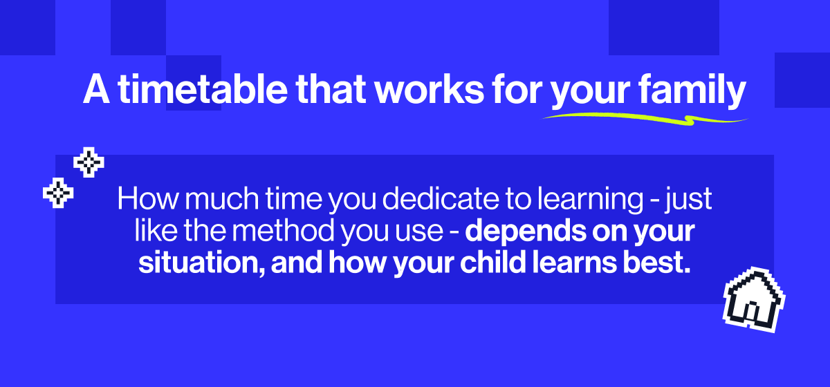Build a homeschooling timetable that works for your family