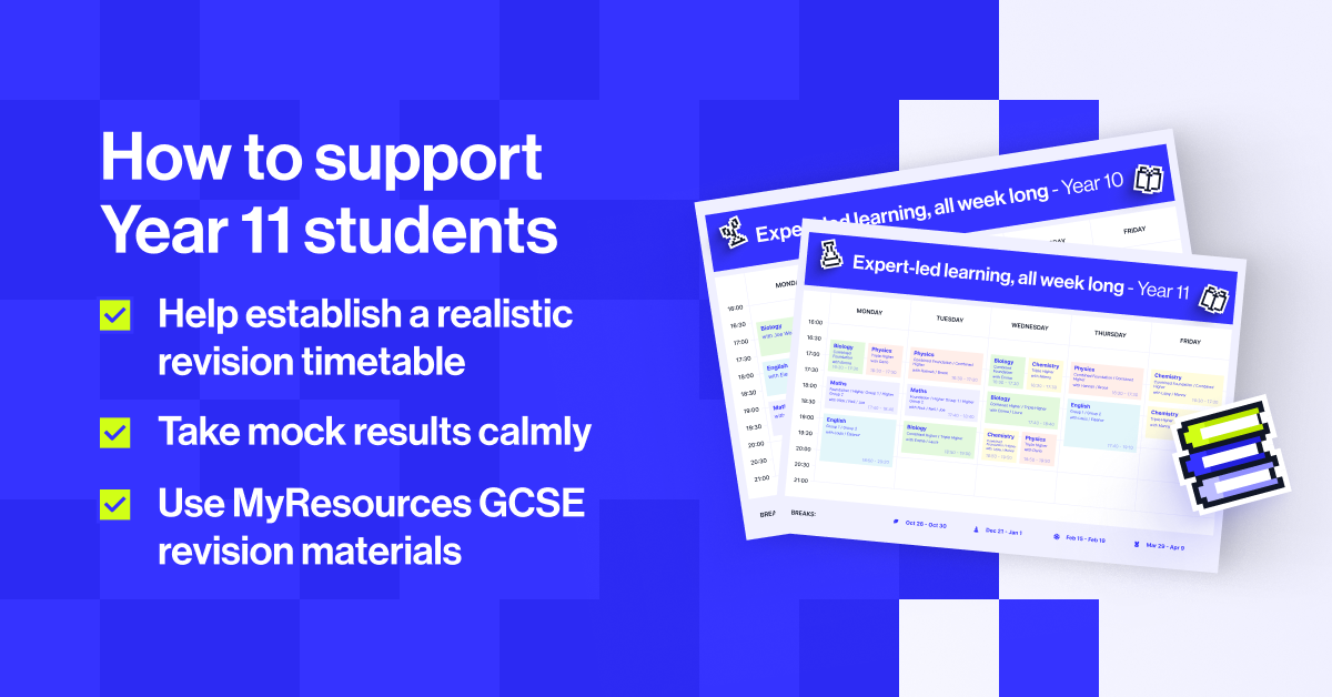 How to support a student in Year 11