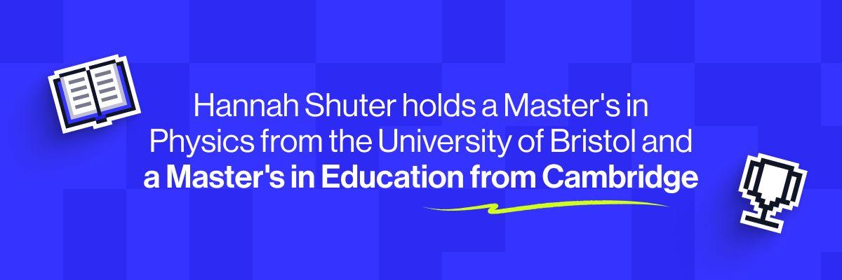 Science teacher Hannah Shuter