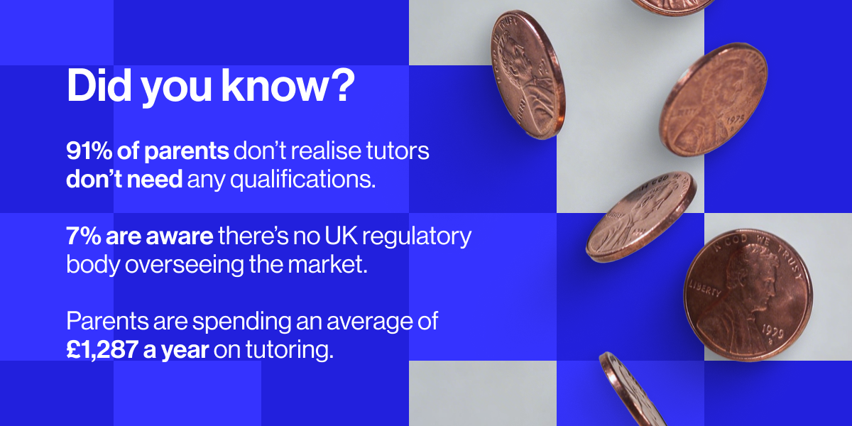 survey about parents not knowing the qualification requirements of private tutors