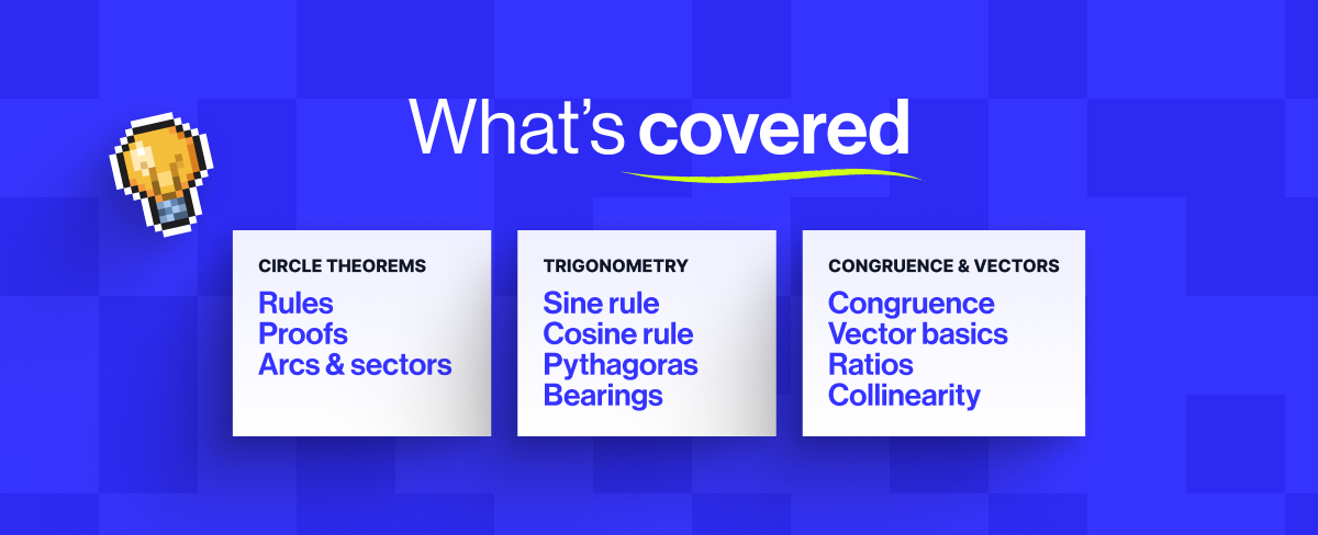 What's covered in the &lsquo;Geometry and Measures (Higher)&rsquo; revision materials