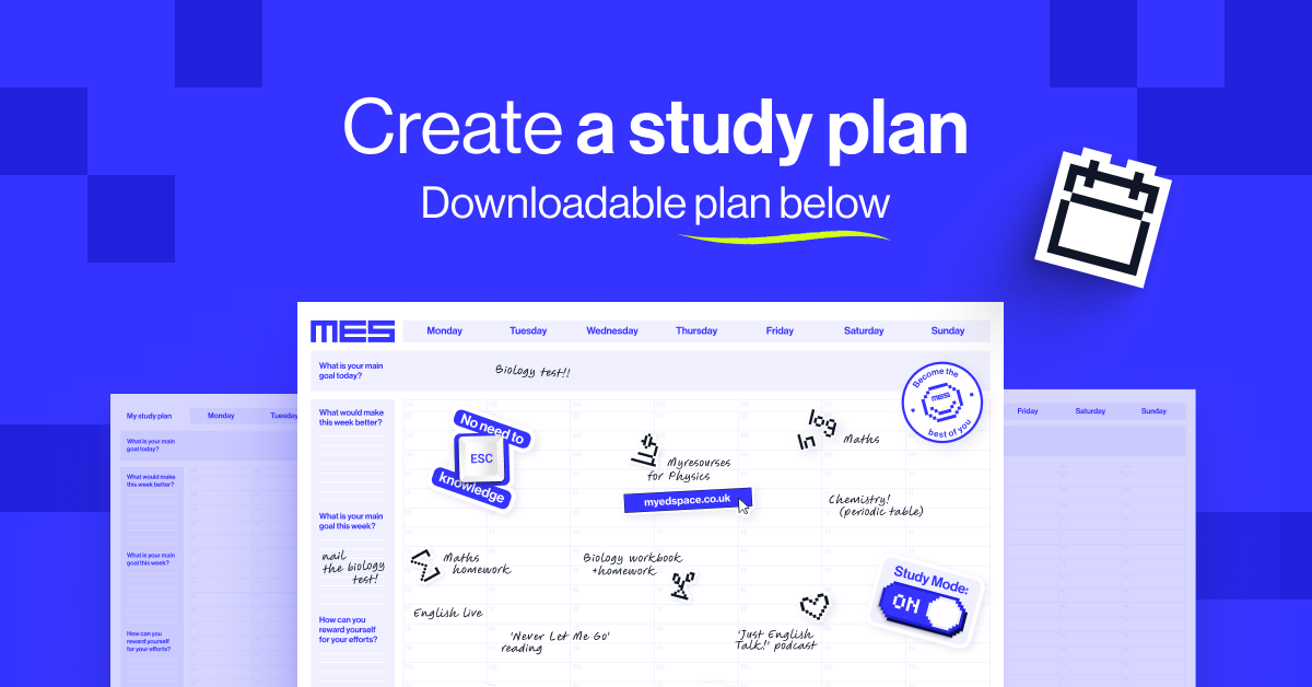 Free A-level study plan