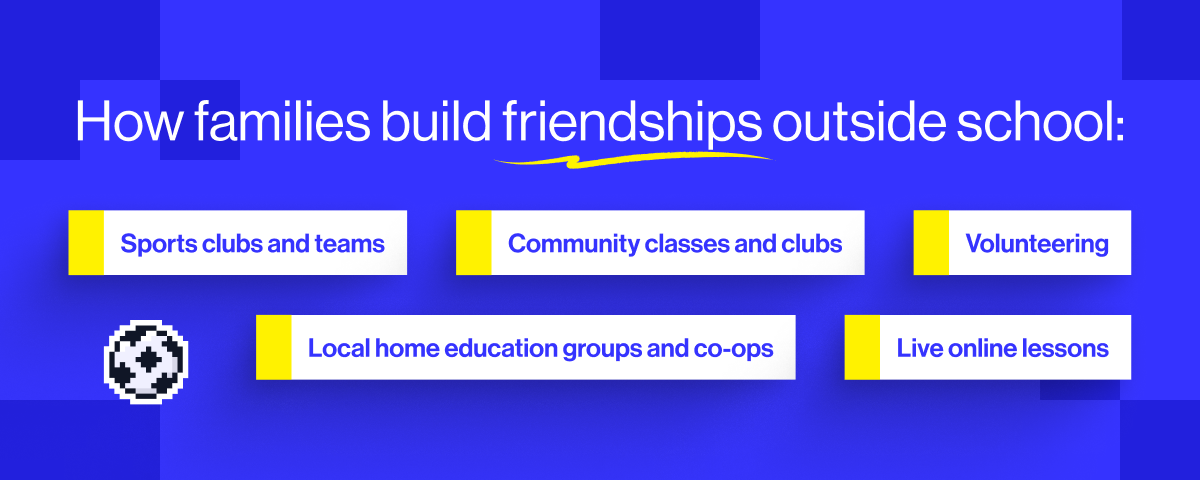How families build friendships outside school