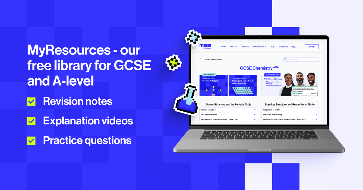 Comprehensive library of exam-board-matched resources, revision notes, explanation videos and practice questions across GCSE and A-level is free to use