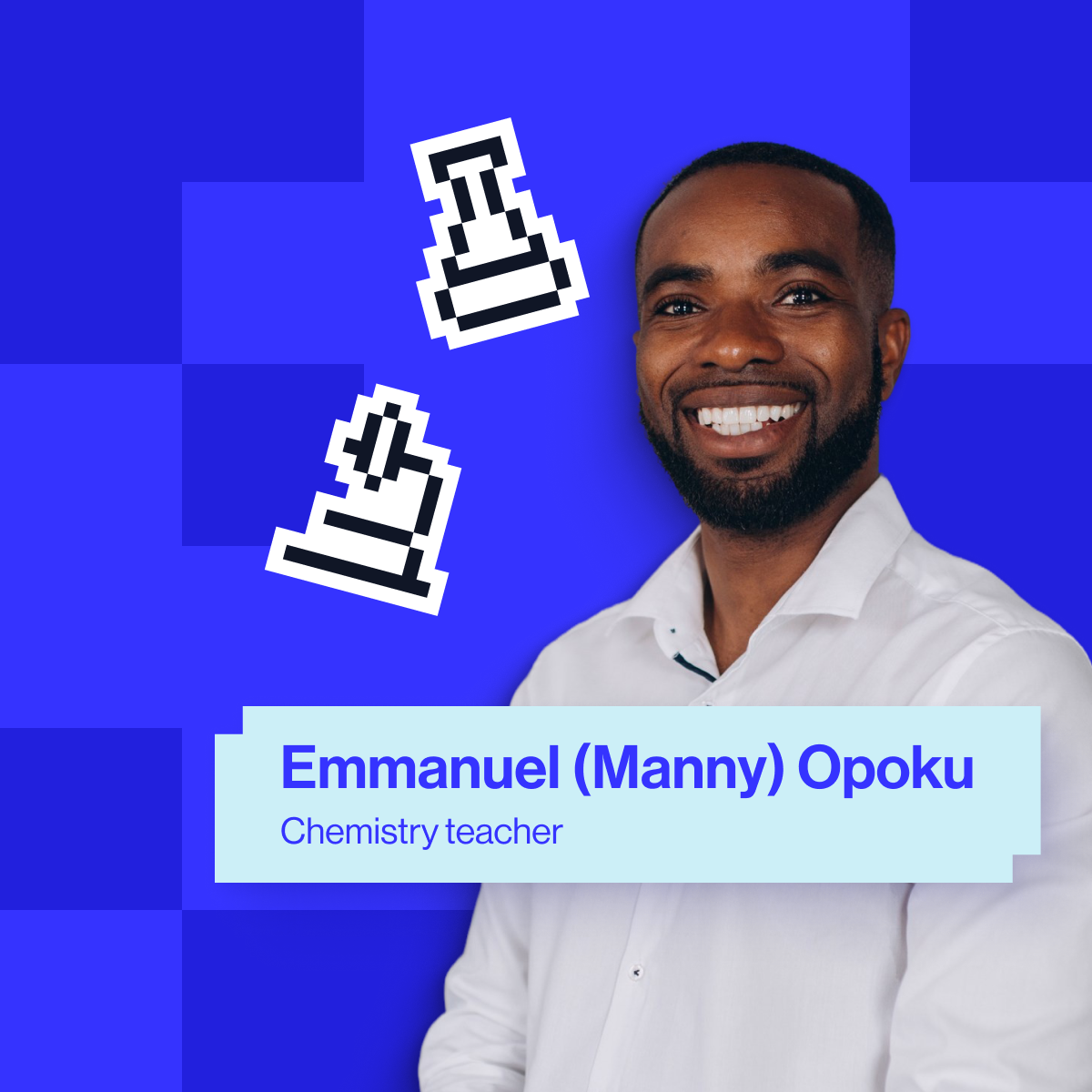 Meet MyEdSpace GCSE Chemistry teacher Manny Opoku