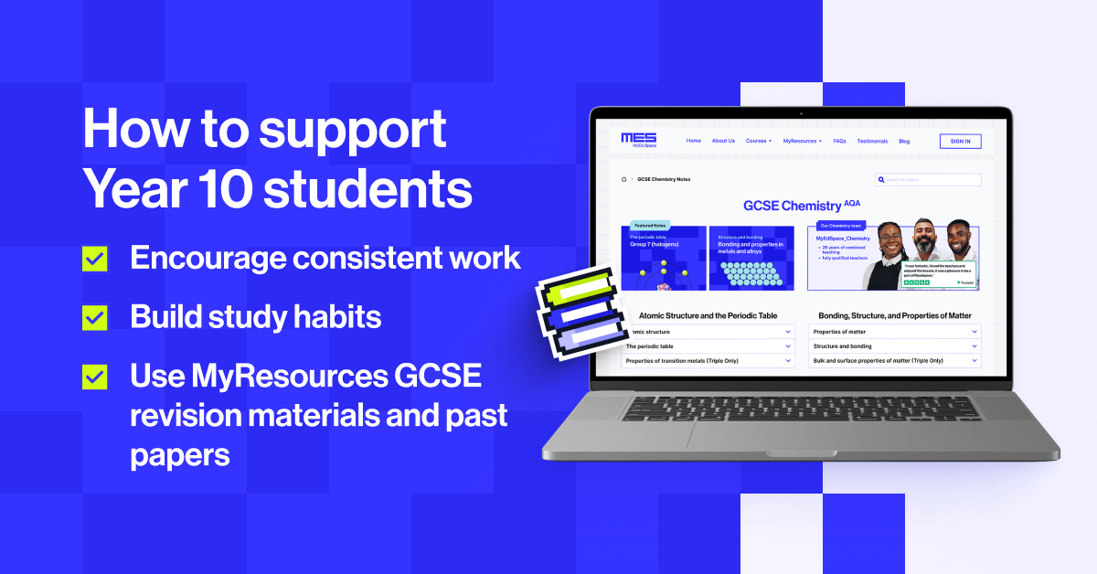 How to support Year 10, GCSE students
