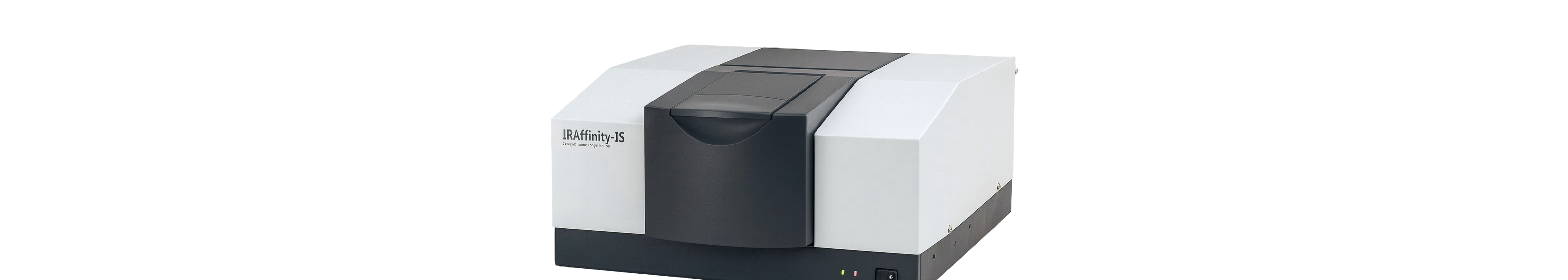 Photograph of an infrared (IR) spectrometer used to analyse chemical compounds by measuring absorption of infrared radiation at different wavelengths.