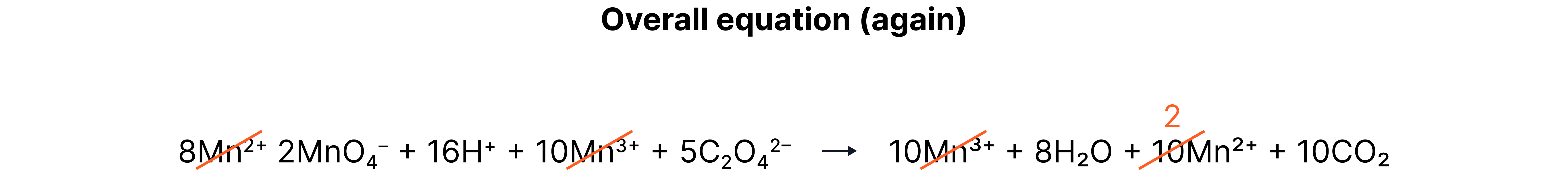 Equation showing hydrogen peroxide decomposing into water and oxygen gas, with the balanced symbol equation: 2H₂O₂ → 2H₂O + O₂.