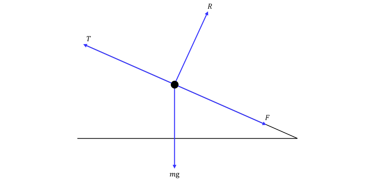 Four Vectors from a Common Origin Four vectors radiate from a single point, including a long diagonal pair in opposite directions and separate upward and downward vectors, illustrating vector directions from a common origin.